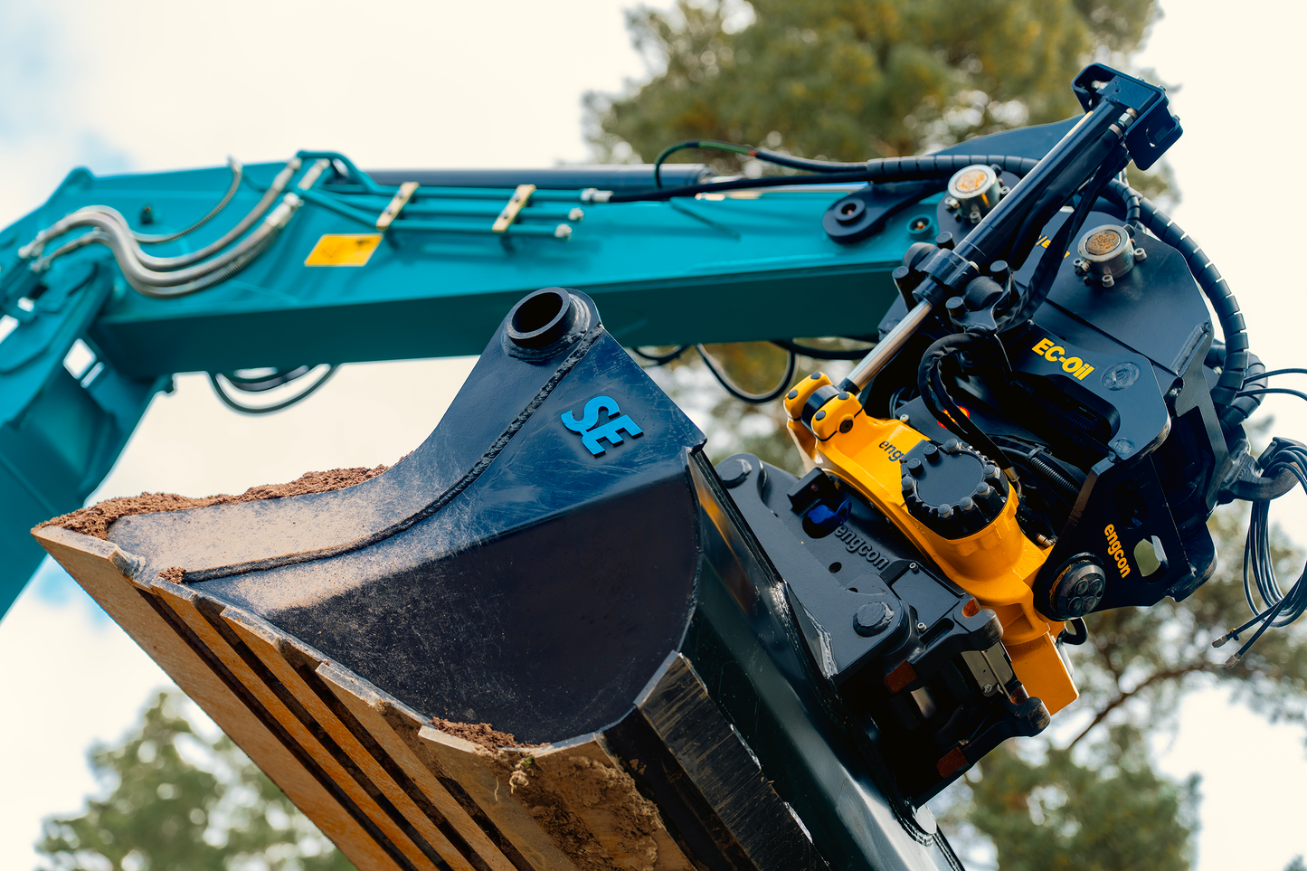 Engcon Paketerbjudande - SUNWARD SWE90UF-2PB - 9600kg - Yanmar - Steg5