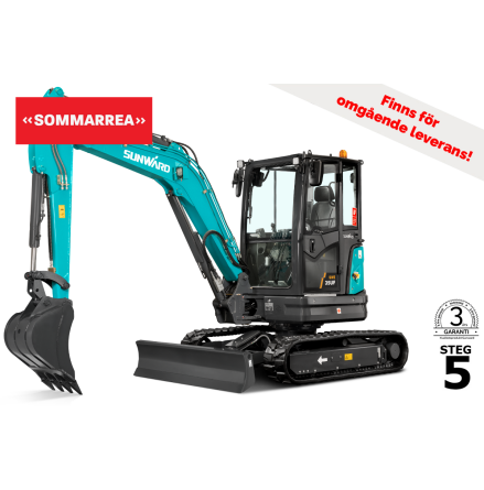 SUNWARD SWE35UF - 3850kg - Kubota - Steg5