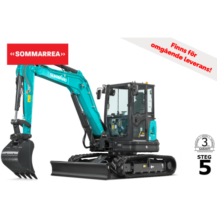 SUNWARD SWE60UF - 5630kg - Kubota - Steg5
