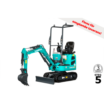 SUNWARD SWE08B - 1010kg - Yanmar - Steg5