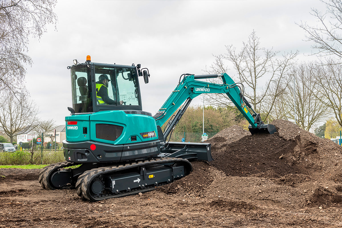 Sunward lanserar nya SWE50UF – en avancerad minigrävare för nästa generations arbetsplatser