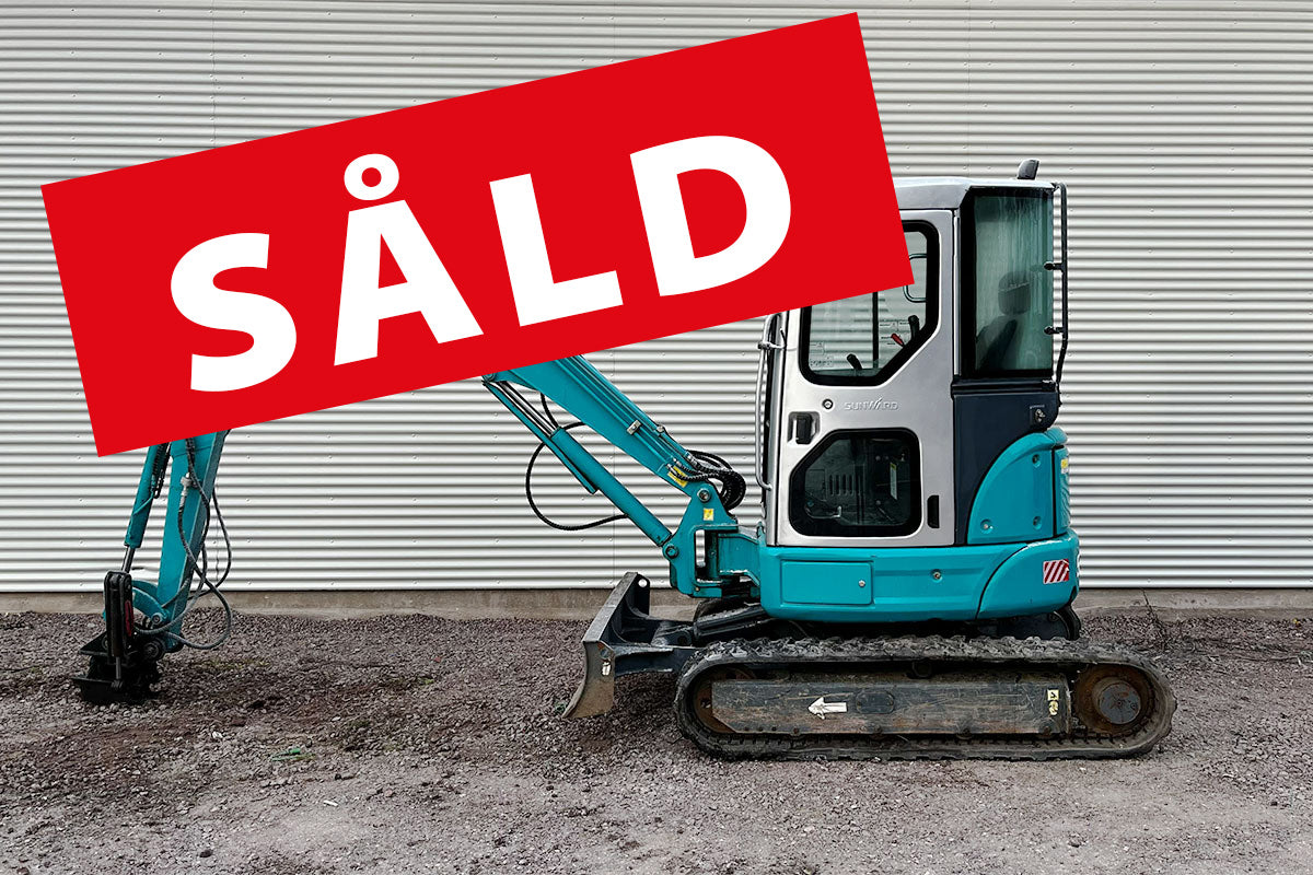 SÅLD - begagnad - sunward swe40ub - 4130kg - Kubota - Nykyrka Maskiner