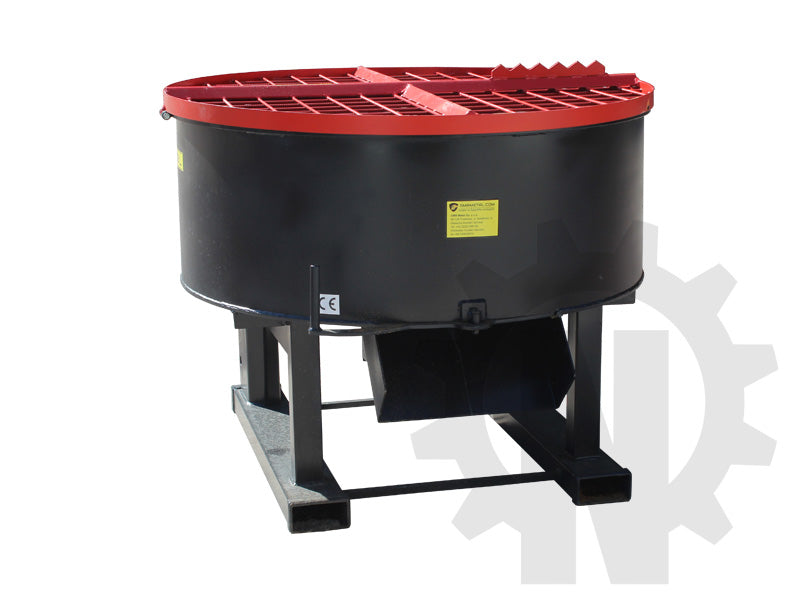 Betongblandare - 800 liter - Pallgaffelfäste