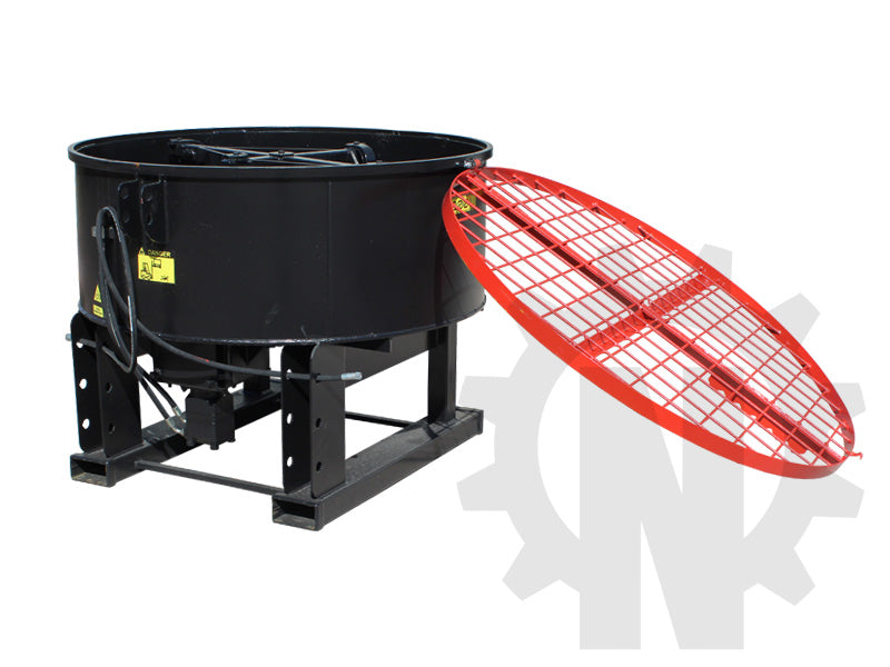 Betongblandare - 800 liter - Pallgaffelfäste