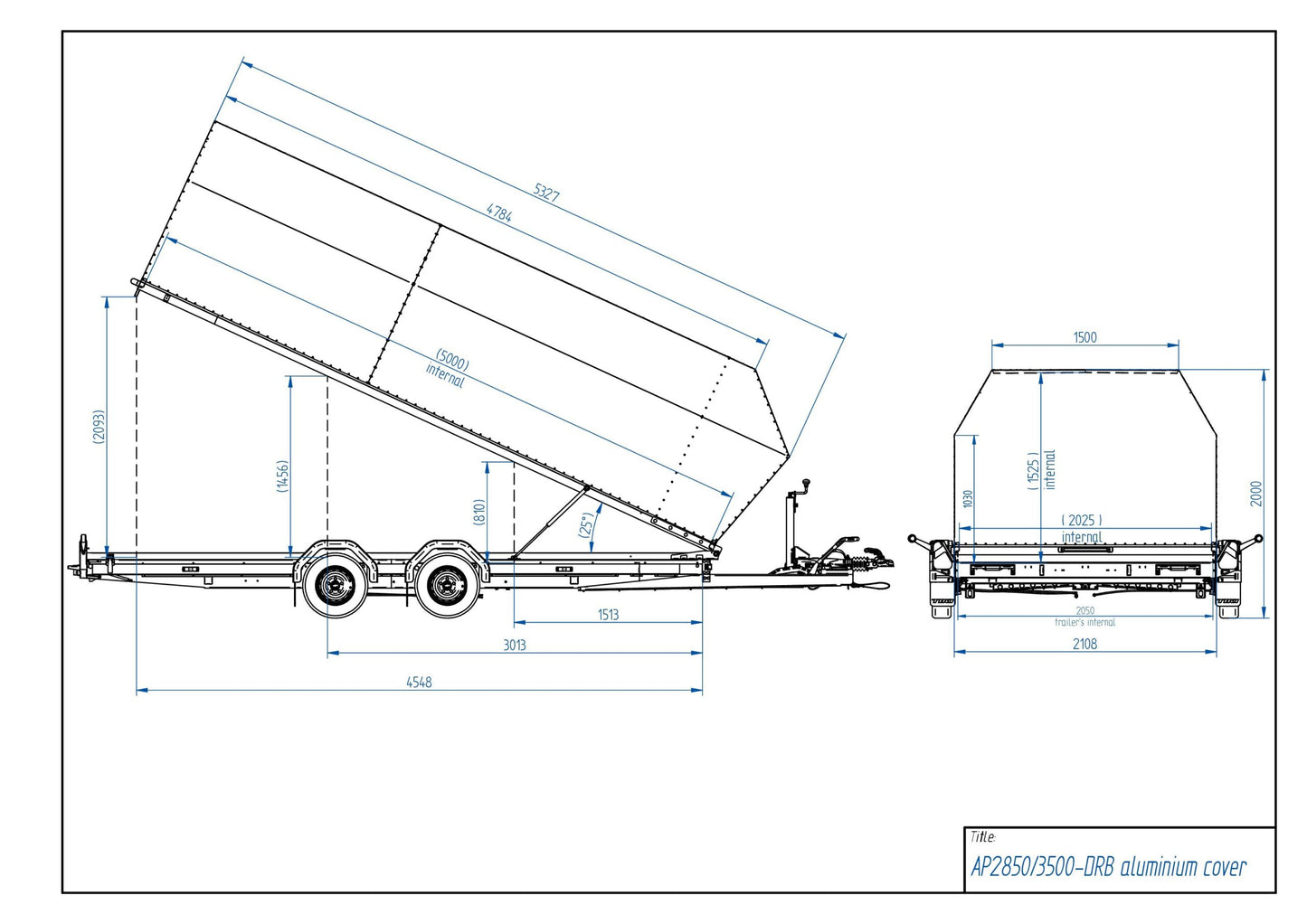 TIKI AP2850-DRB med aluminiumkåpa