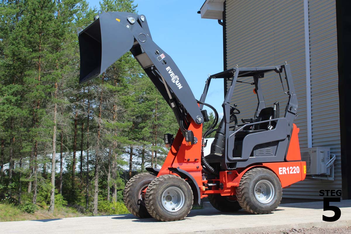 Everun ER1220 - 4x4 - Kubota 24hk - Steg5