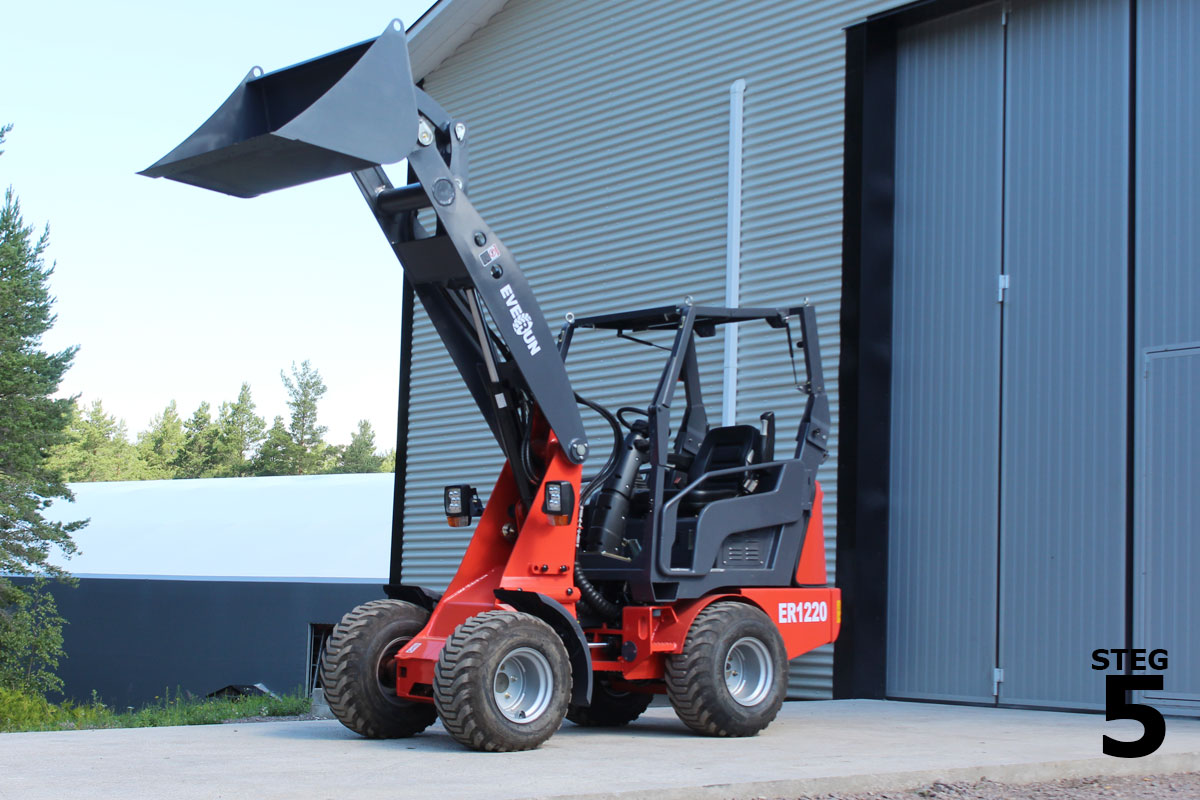 Everun ER1220 - 4x4 - Kubota 24hk - Steg5