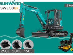 SUNWARD SWE50UF - 5.4 ton - Allt - i - ett erbjudande - SE skoppaket & Engcon tilitrotator - Nykyrka Maskiner