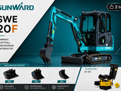 SUNWARD SWE20F - 2 ton - Allt - i - ett erbjudande - SE skoppaket & Engcon tiltrotator