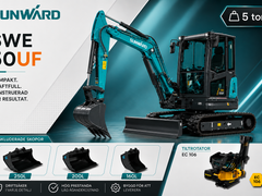 SUNWARD SWE50UF - 5.4 ton - Allt - i - ett erbjudande - SE skoppaket & Engcon tiltrotator