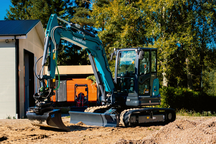 SUNWARD SWE 60UF - 5630kg - Kubota - Allt - i - ett erbjudande - Steelwrist Tiltrotator & SE Skoppaket - Nykyrka Maskiner