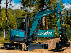 SUNWARD SWE 60UF - 5630kg - Kubota - Allt - i - ett erbjudande - Steelwrist Tiltrotator & SE Skoppaket - Nykyrka Maskiner
