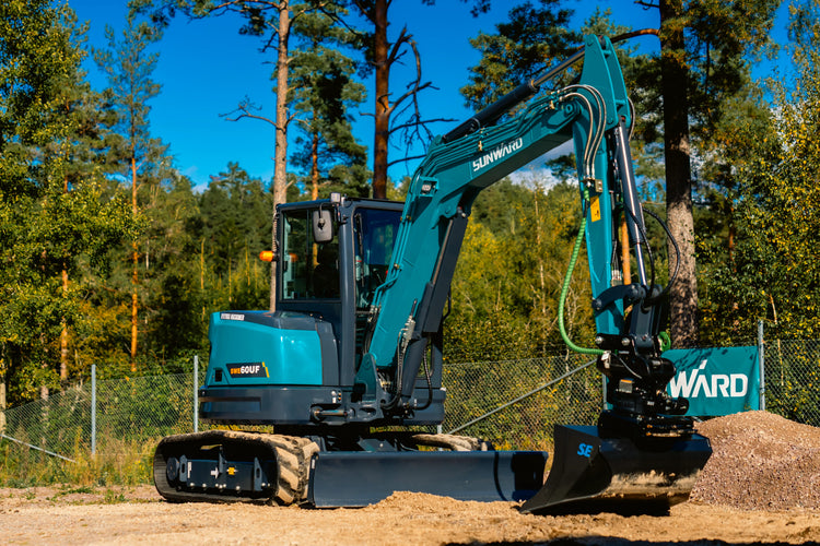 SUNWARD SWE 60UF - 5630kg - Kubota - Allt - i - ett erbjudande - Steelwrist Tiltrotator & SE Skoppaket - Nykyrka Maskiner