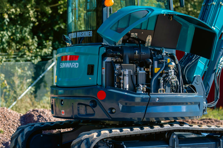 SUNWARD SWE 60UF - 5630kg - Kubota - Allt - i - ett erbjudande - Steelwrist Tiltrotator & SE Skoppaket - Nykyrka Maskiner