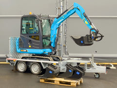 SUNWARD SWE20F - 2 ton - Komplett ekipage med Tilt, Skopor & Släp