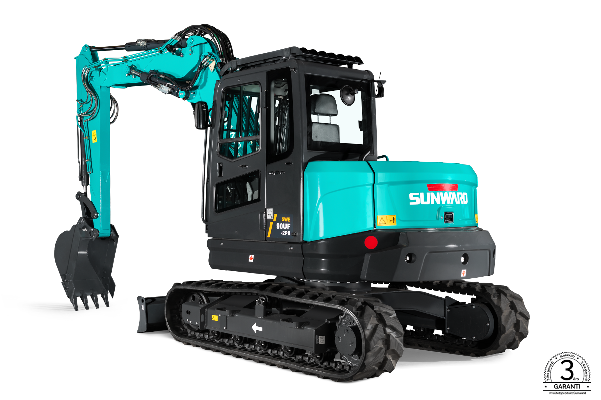 SUNWARD SWE90UF-2PB - 9600kg - Yanmar - Steg5