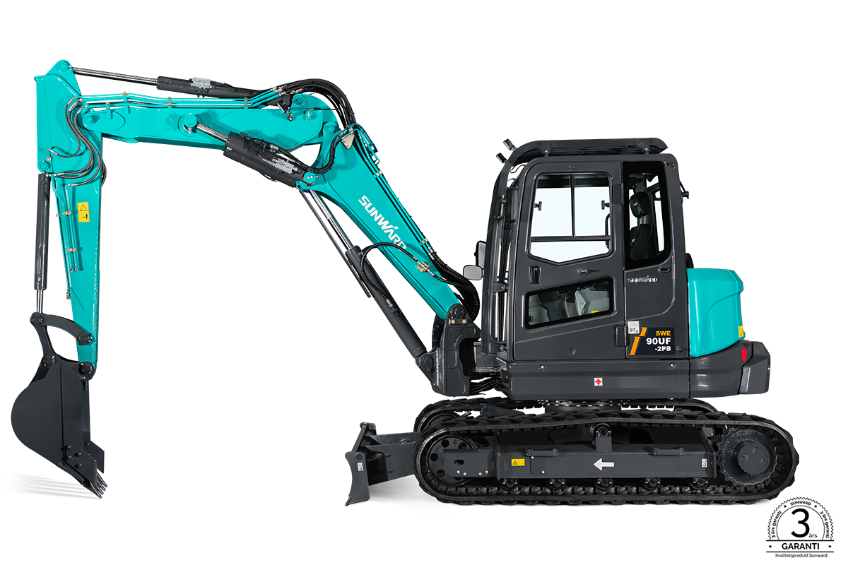 SUNWARD SWE90UF-2PB - 9600kg - Yanmar - Steg5