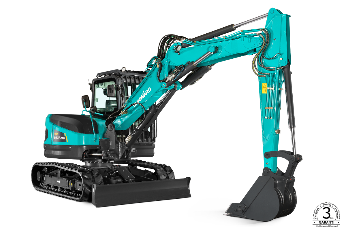 SUNWARD SWE90UF-2PB - 9600kg - Yanmar - Steg5