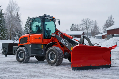 Vinterpaket - Everun ER416 Pro - Komplett med sandspridare och vikplog - Nykyrka Maskiner