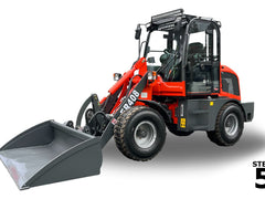 En lastmaskin / Hjullastare från lastmaskin återförsäljaren Nykyrka Maskiner Everun ER408 PRO - 4x4 -25hk - Steg5 - Nykyrka Maskiner