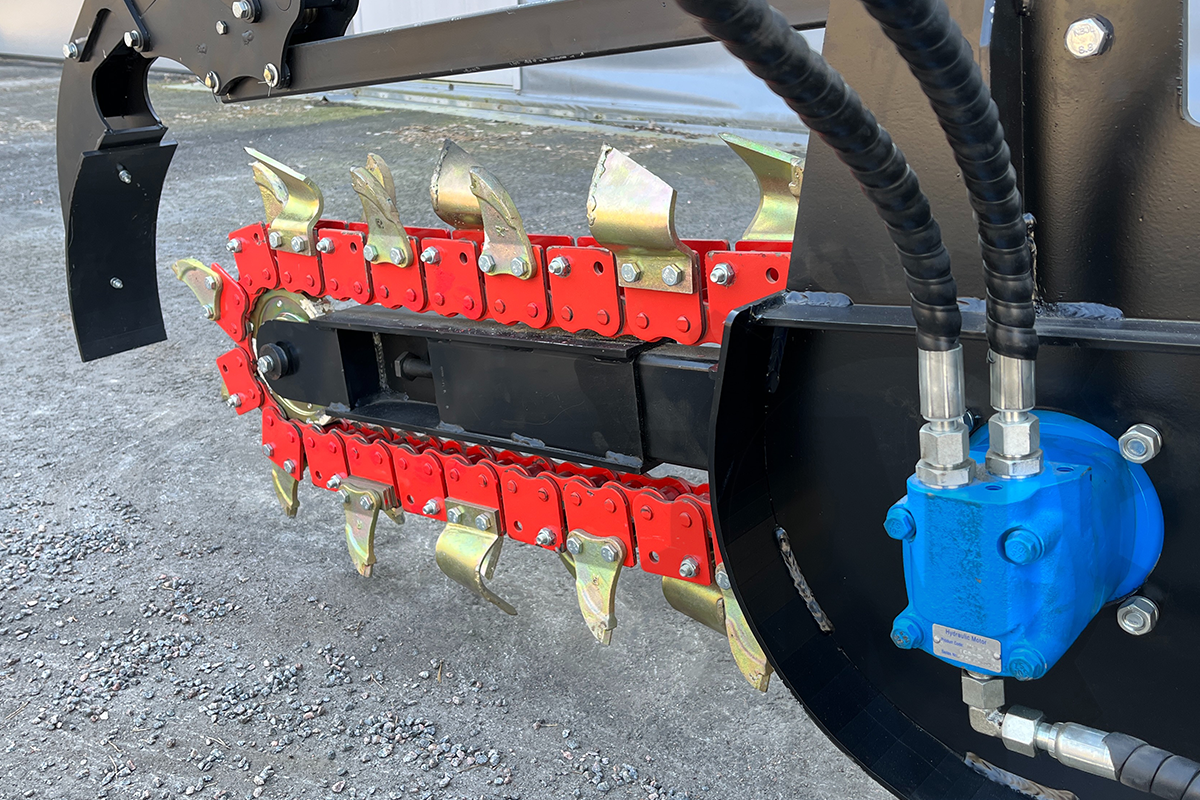 Kedjegrävare till Skid Steer