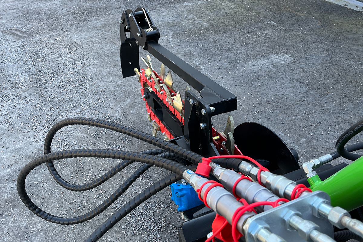 Kedjegrävare till Skid Steer