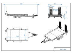 TIKI TP365 DRB - Totalvikt 3500kg