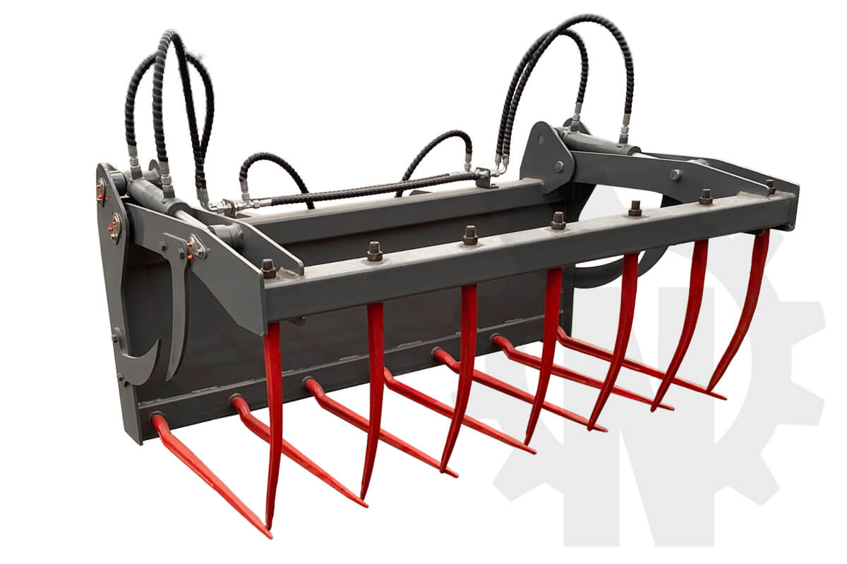 Hydrauliska Gripgafflar - Krokodilgrip - 1700mm - SMS/Trima - Nykyrka Maskiner