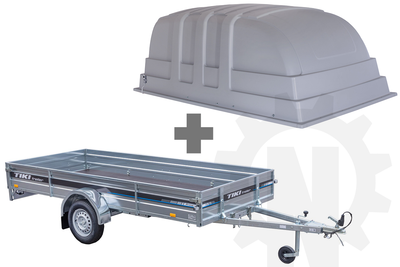 TIKI CP350-R PRIME - Totalvikt 600/750kg - Med kåpa