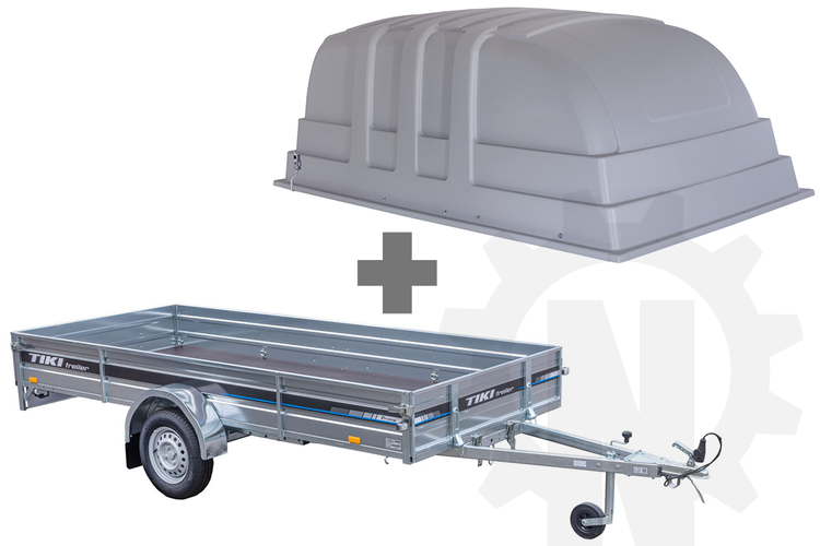 TIKI CP350-R PRIME - Totalvikt 600/750kg - Med kåpa - Nykyrka Maskiner