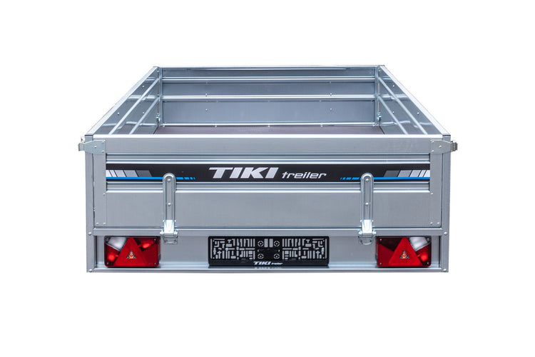 TIKI CS300-LH - Obromsad släpvagn - Totalvikt 750kg - Med galler - Nykyrka Maskiner