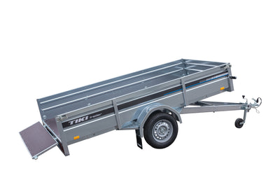 TIKI CS300-LH - Obromsad släpvagn - Totalvikt 750kg - Med galler