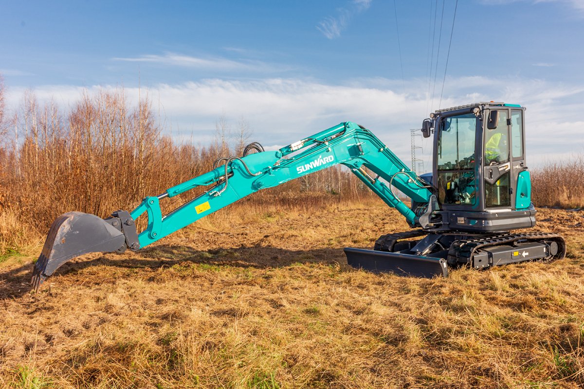 SUNWARD SWE60UF - 5630kg - Kubota - Steg5