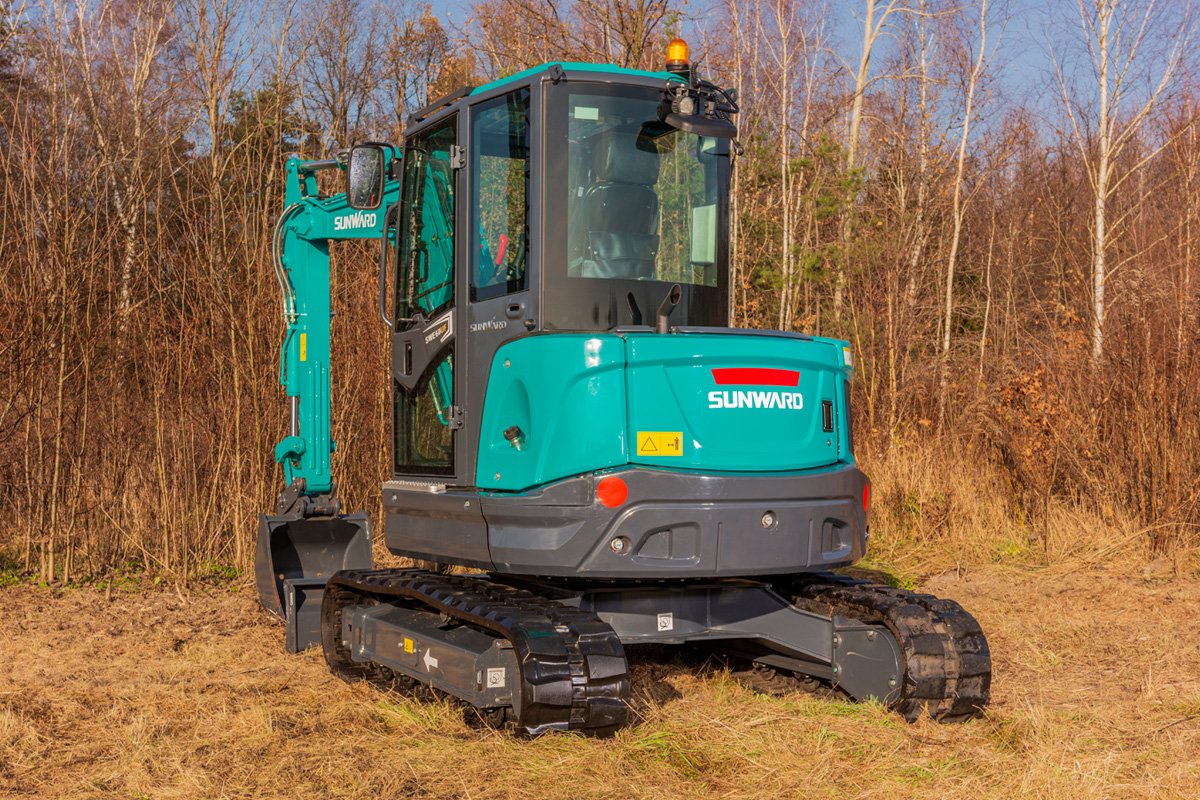 SUNWARD SWE60UF - 5630kg - Kubota - Steg5
