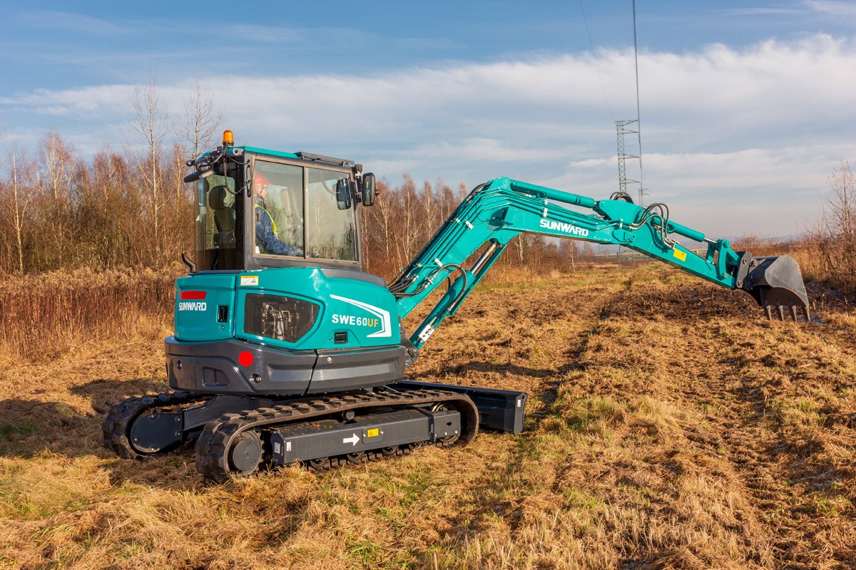 SUNWARD SWE60UF - 5630kg - Kubota - Steg5