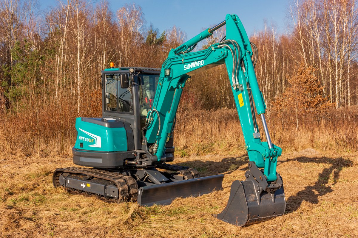 SUNWARD SWE60UF - 5630kg - Kubota - Steg5