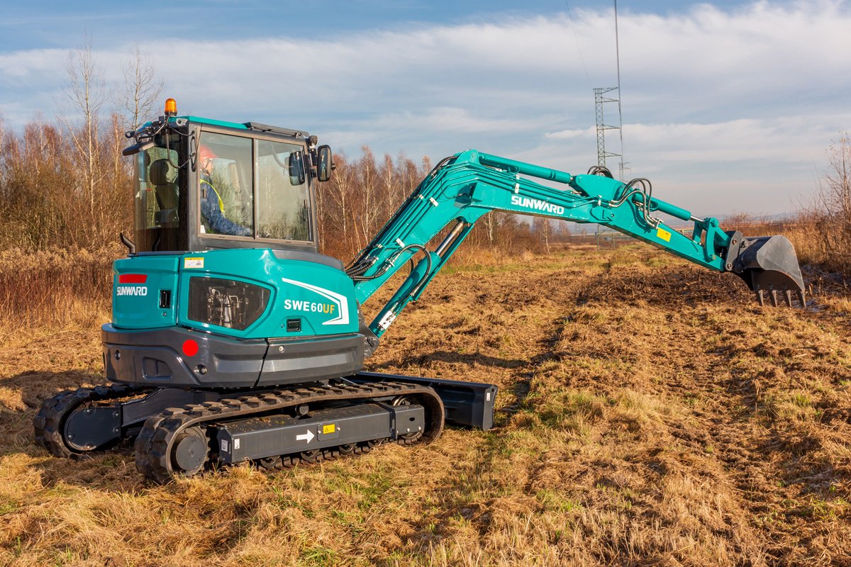 SUNWARD SWE60UF - 5630kg - Kubota - Steg5