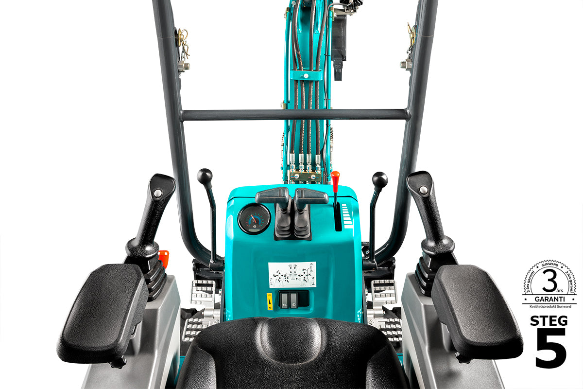 SUNWARD SWE08F - 1010kg - Yanmar - Steg5