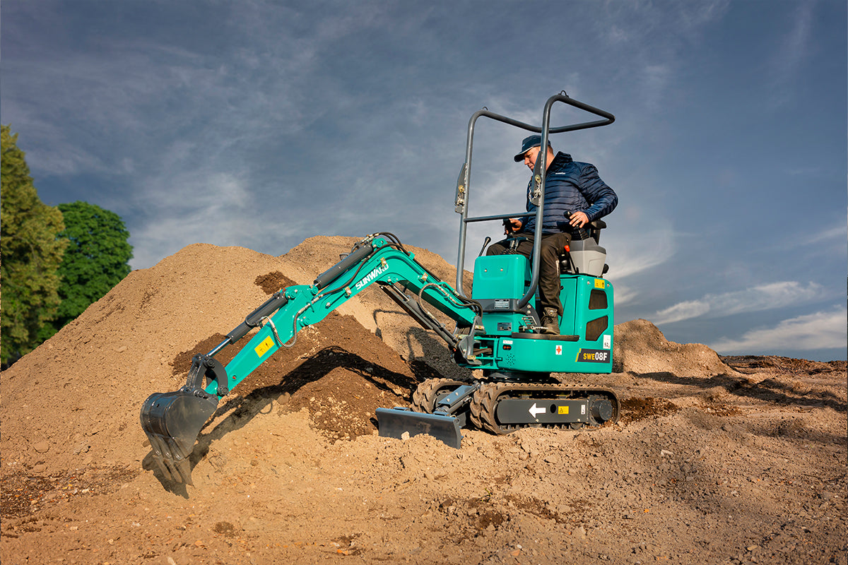 SUNWARD SWE08F - 1010kg - Yanmar - Steg5