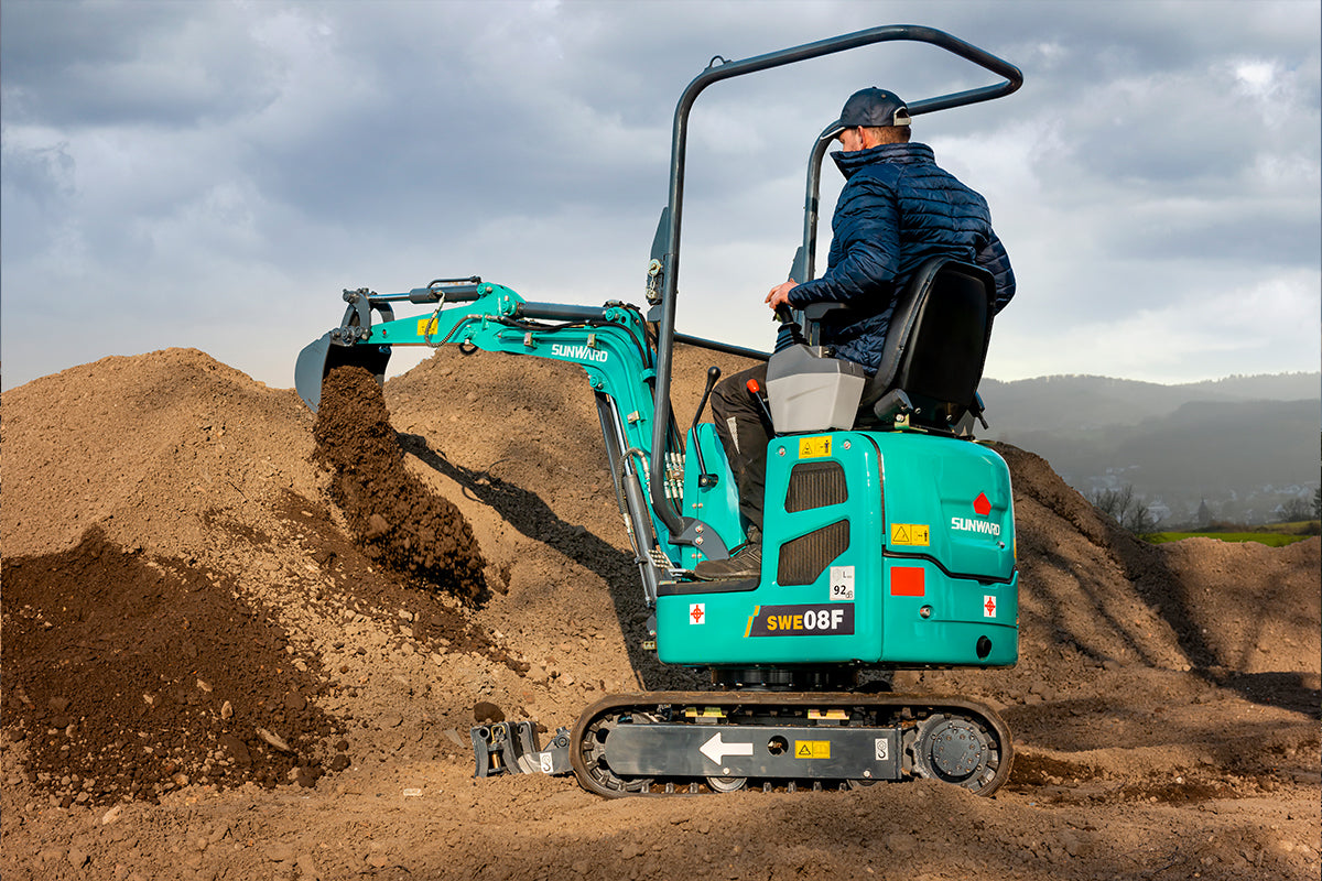 SUNWARD SWE08F - 1010kg - Yanmar - Steg5