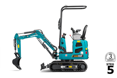 SUNWARD SWE08F - 1010kg - Yanmar - Steg5