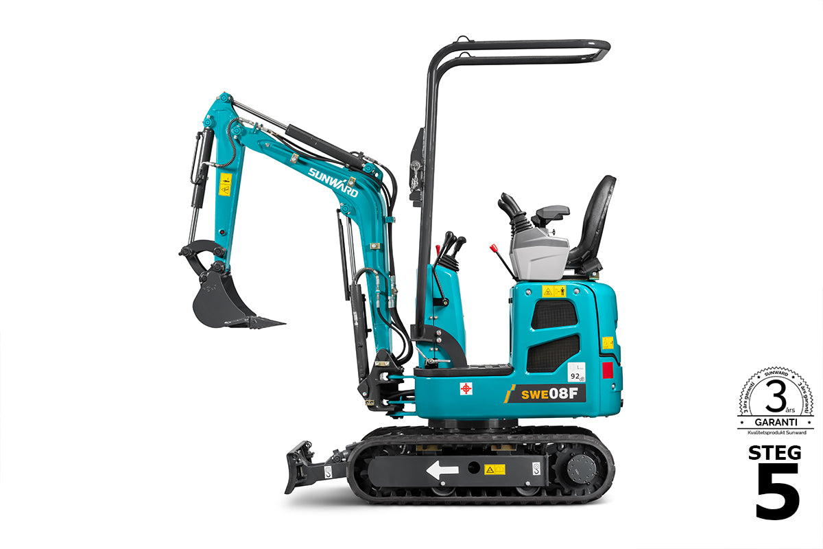 SUNWARD SWE08F - 1010kg - Yanmar - Steg5