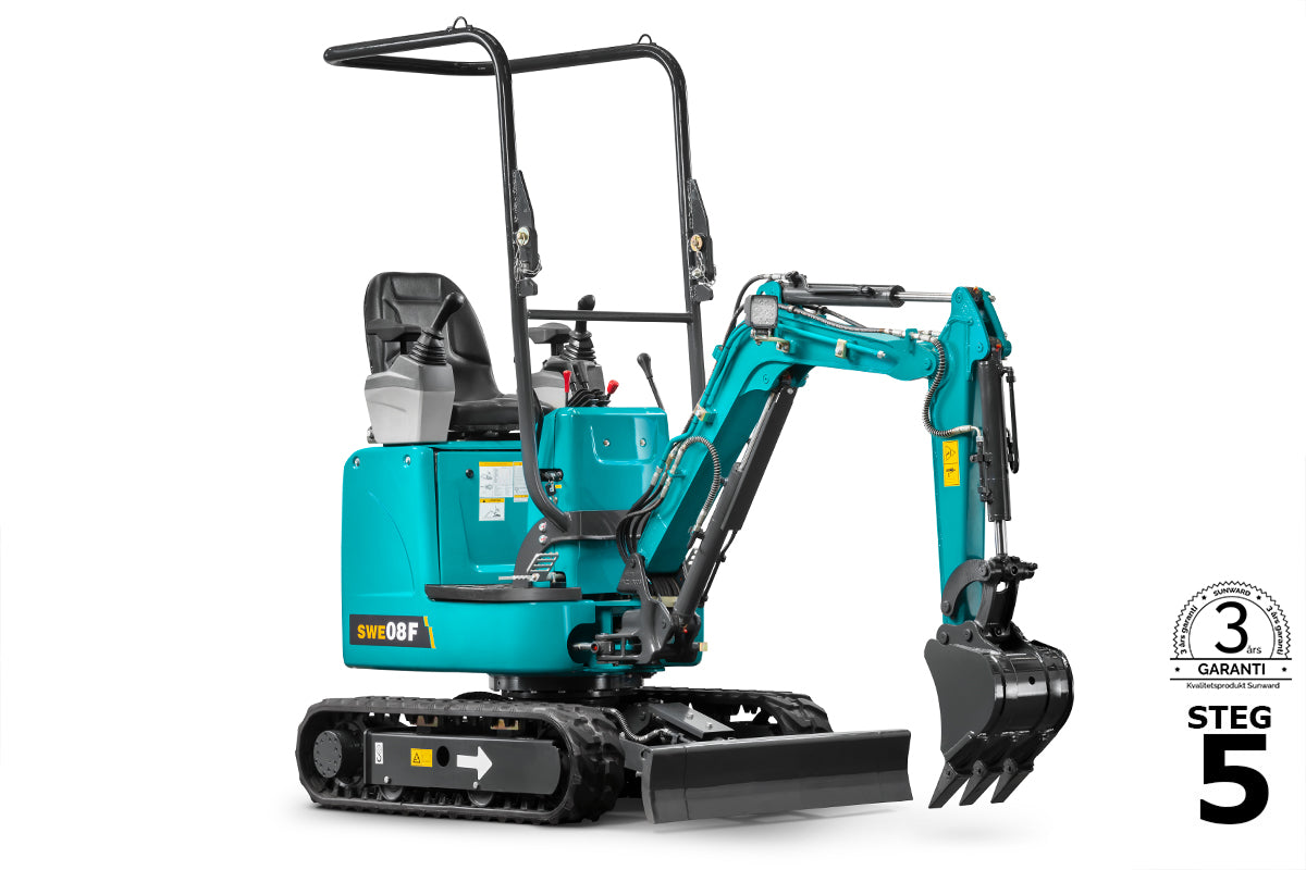 SUNWARD SWE08F - 1010kg - Yanmar - Steg5