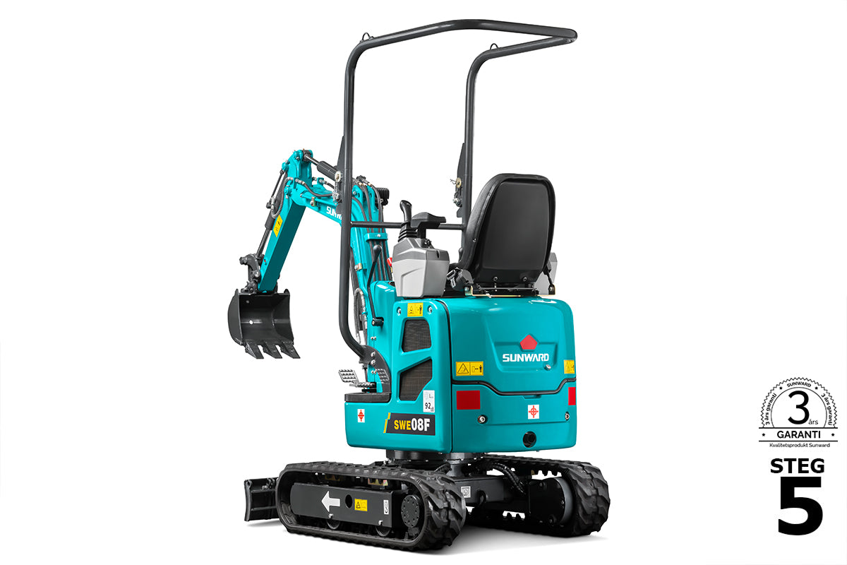 SUNWARD SWE08F - 1010kg - Yanmar - Steg5