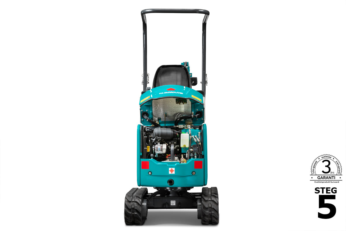 SUNWARD SWE08F - 1010kg - Yanmar - Steg5