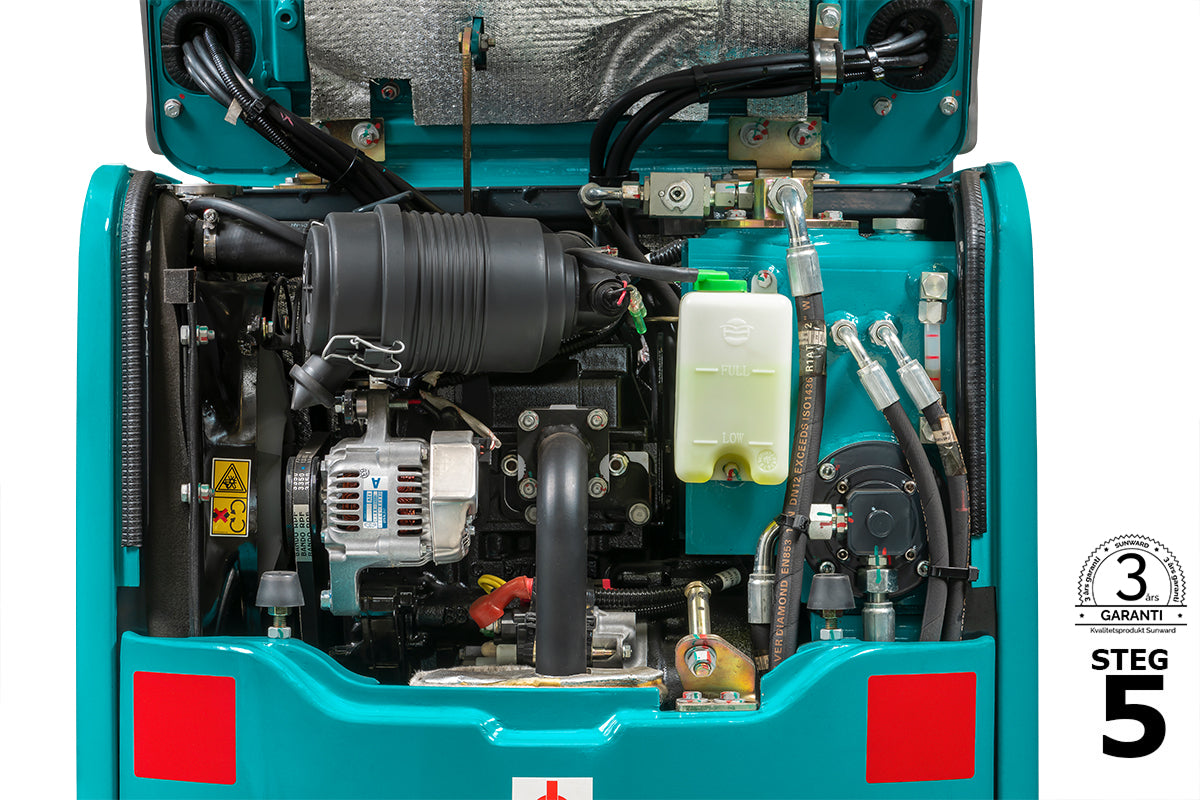SUNWARD SWE08F - 1010kg - Yanmar - Steg5