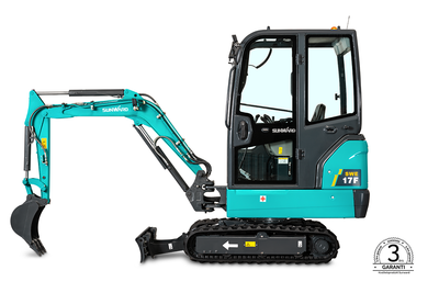 SUNWARD SWE17F - 1 850 kg - Yanmar - Steg5