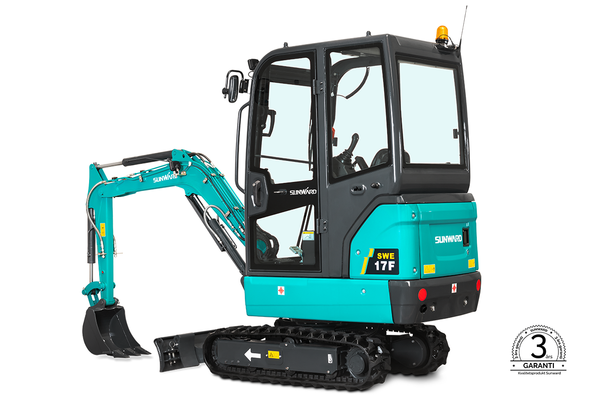 SUNWARD SWE17F - 1 850 kg - Yanmar - Steg5