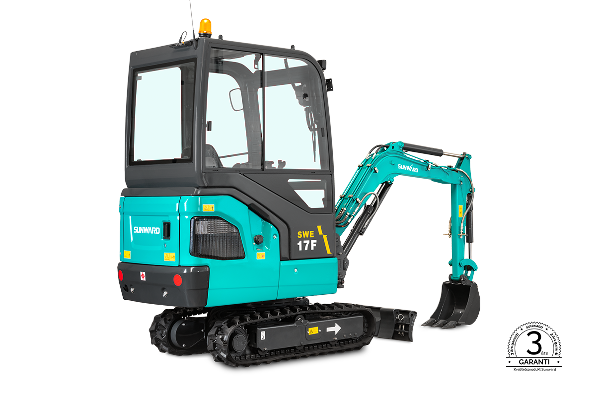 SUNWARD SWE17F - 1 850 kg - Yanmar - Steg5