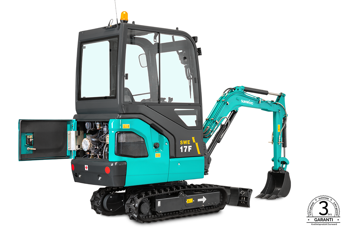 SUNWARD SWE17F - 1 850 kg - Yanmar - Steg5